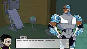 Intense hentai dating game in 18titans episode 56 where characters get jinxed again in wild scenes