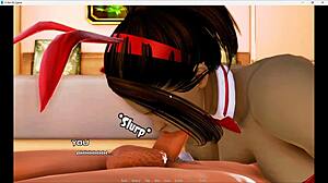 now a bunny zombie is in heat breeding island part 21