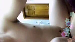 husband and wife on webcam