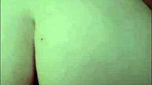 Femdom controls cock with dildo sucking.