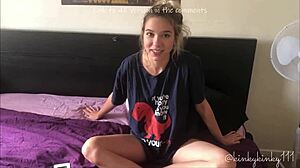 ¡Oye, pillé a mi cuñada masturbándose en POV!