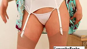 Samantha Foot And Stocking Fetish