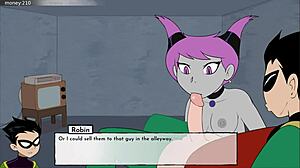 Intense hentai dating game in 18titans episode 56 where characters get jinxed again in wild scenes