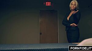 Pornfidelity Bridgette B Interrogates A Hard Cock