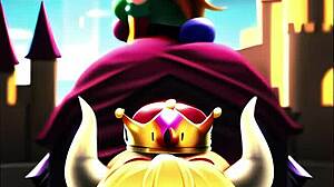 Bowsette and Other Side Characters in Hentai