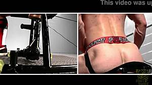 He was bound tight for a rim chair session