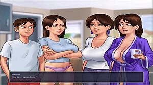 Intense dating game in summer saga