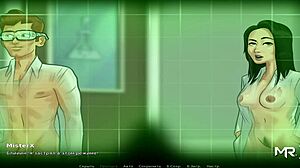 teacher stunned by cock size anomaly in summertimesaga ep