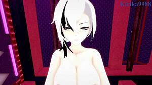 Arlecchino and Aether share intense emotional sex in Genshin Impact hentai