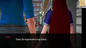 Amateur hentai game turns into intriguing 3D erotic cartoon anime sex adventure