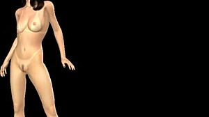 Intense hentai action as the beautiful girl strikes sexy poses in multiple positions!