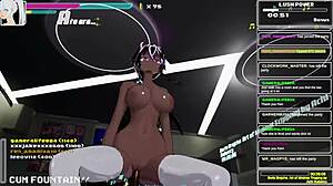 Athena Airis Masturbates In 3D Chaturbate Session