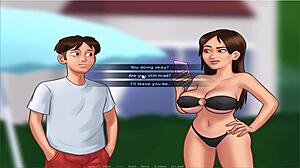 Intense dating game in summer saga