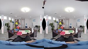 Naughty America: Abby Adams Teases In Office