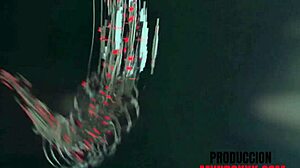 Man fucks woman with big tits, cums on her hard