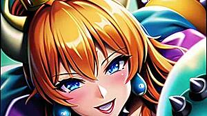 Bowsette and Other Side Characters in Hentai