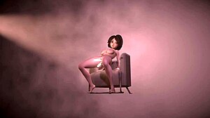 aunt cass, how does that double dildo feel in your ass?