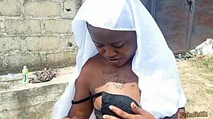 Ijeoma bush fucks strange man outdoors