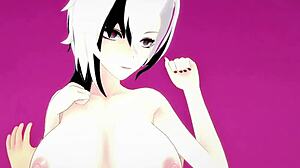 Arlecchino and Aether share intense emotional sex in Genshin Impact hentai