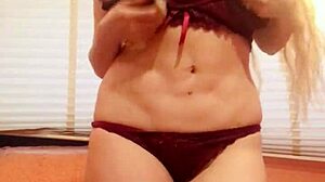 Sirenita fuentes dives into big tits anal masturbation with latina ass orgasm.