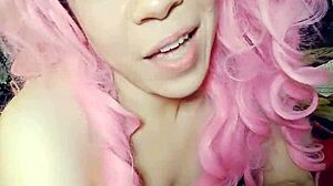 swallowing monster cock after blowjob!