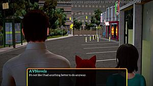 My new family 315 explores redhead with small tits in game