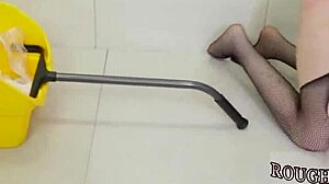 Bound teen scissoring in extreme bondage 😱