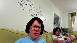 First Time Newbie Sucks Leeds Dork in Wild Action!