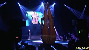 Wild Flexi Stepmom Naked On Stage!