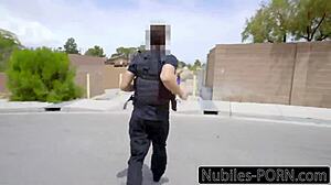 Nubilesporn - tiny tit slut gets pussy fucked raw in doggystyle quickie