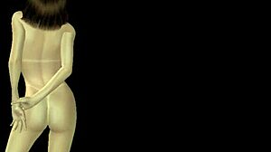 Intense hentai action as the beautiful girl strikes sexy poses in multiple positions!