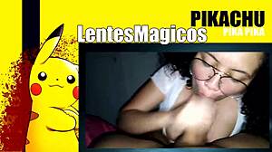 mexican college girl with glasses learns to suck dick and gets cumshot