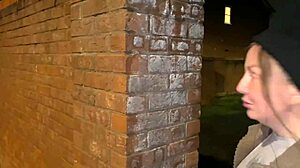 Cracky Fingers Her Bum and Pisses for a Cigarette