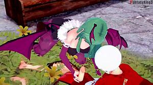 morrigan gets fucked hard in halloween special 😈 fantasyking3