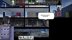 Time to get a pet in Cost of Survival Ep 6: Curvy character receives creampie from huge monster cock.