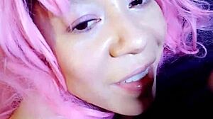 swallowing monster cock after blowjob!