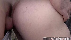 biggest spunky mess the guys were going crazy seeing so much cum