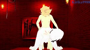 Arlecchino and Aether share intense emotional sex in Genshin Impact hentai