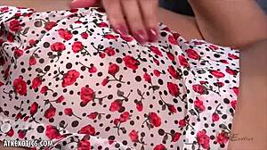 petite lilly evans climaxes on her toy?