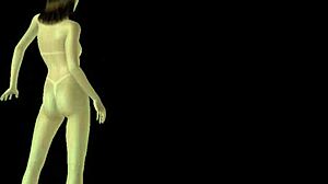 Intense hentai action as the beautiful girl strikes sexy poses in multiple positions!