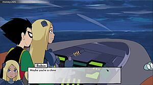 18titans episode 54 - terra in dating game hentai