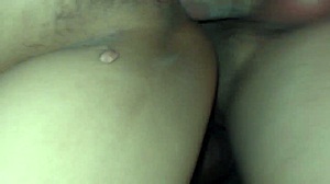 fucking my latina girlfriend missionary with a big cock creampie