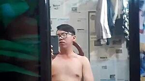 Asian Gay Top Devours Monster Cock