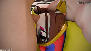 hey pomni, getting fucked in both holes and cummed on in 3d?