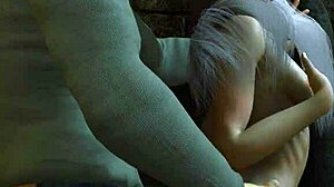 i fuck frieren elf standing in anal hentai