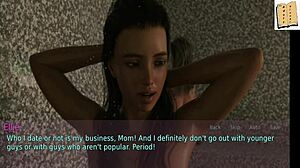 Wife and stepmother in cartoon episode 57