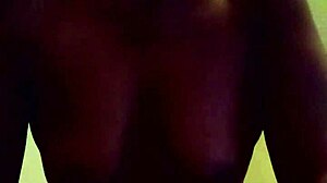 wet pussy of black couple riding cock hard