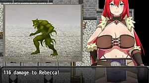 garota consegue salvar o garoto que ama e as outras pessoas da vila - rebecca and the sword of nasty curses - parte 5