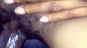 Ebony babe with big black cock delivers monster cumshot