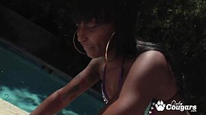 Chanel Bryant fingers Anna Skye in group